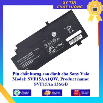 Pin dùng cho Laptop Sony Vaio Model: SVF15AA1QW  SVF15Aa 13SGB - Hàng Nhập Khẩu New Seal