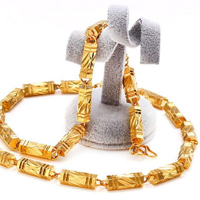 Dây Chuyền Đốt Trúc Giá Rẻ Mạ Vàng 18K + TẶNG LÁ BỒ ĐỀ MAY MẮN TÀI LỘC ĐỂ VÍ ĐIỆN THOẠI