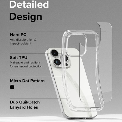 Ốp Lưng Trong Suốt Ringke Fusion Dành Cho iPhone 15 Pro Max / 15 Pro / 15 Plus / 15, Viền Dẻo, Lưng Chống Ố Vàng - HÀNG CHÍNH HÃNG