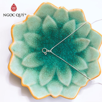 Dây chuyền bạc mặt cún - Ngọc Quý Gemstones