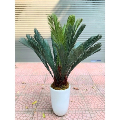 Cây vạn tuế giả - Size từ 90cm đến 110cm - Cây giả, hoa lụa Decor trang trí nhà cửa