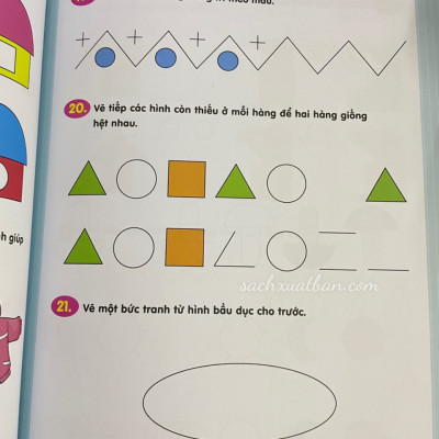 Sách Trò Chơi Toán Học Rèn Luyện Tư Duy 3-6 Tuổi Quyển 1