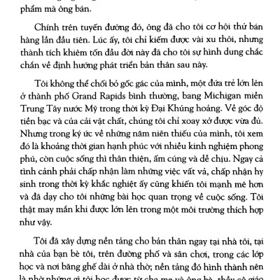 Hồi Ký Rich DeVos - Con Đường Tỷ Phú