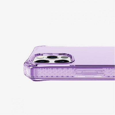 Ốp Lưng Chống Sốc Quân Sự, Kháng Khuẩn iPhone 12/12 Pro/12 Pro Max ITSKINS Spectrum // Clear Antimicrobial - Hàng Chính Hãng