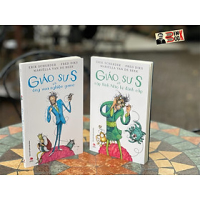 [Sách có in màu minh họa] Combo 2c GIÁO SƯ S – GIÁO SƯ S VÀ ÔNG VUA NGHIỆN GAME – GIÁO SƯ S VÀ CẶP KÍNH NÃO BỊ ĐÁNH CẮP - Erich Scherder - Fred Diks - Mariella van de Brianeek - NXB Kim Đồng