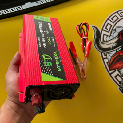 Kích Điện Inverter Cao Cấp Nhật Bản – 12V Lên 220V, Công Suất 1600W, An Toàn Tiết Kiệm