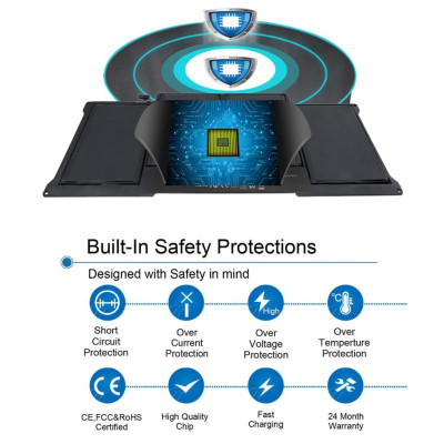 Pin Tương Thích Cho Macbook Air 13 Inch A1369 2011 – 2012 TEEEMO PC Hàng Nhập Khẩu New Seal