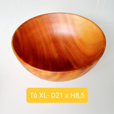 Tô Đại Bằng Gỗ Xà Cừ Tự Nhiên - VAGOO - Làm Thủ Công Chống Thấm, Chống Ẩm Mốc, An Toàn Cho Sức Khoẻ