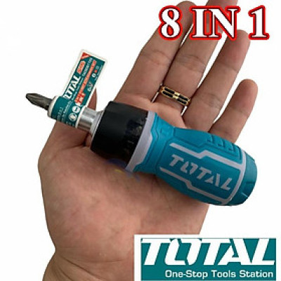 BỘ TUA VÍT 8 TRONG 1 (TAY VẶN XOAY CHIỀU) TOTAL TACSDS1726 - HÀNG CHÍNH HÃNG