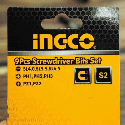 BỘ ĐẦU TUA VÍT 9 CHI TIẾT INGCO AKSD0071 - HÀNG CHÍNH HÃNG