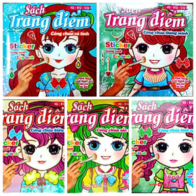 Combo Bộ Sách Trang Điểm IQ-EQ-CQ Công Chúa - Bộ 5 Cuốn 