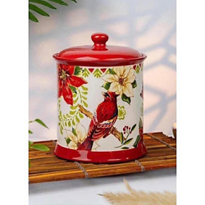 Hũ sứ Magrace hình chim chào mào đỏ dung tích 3 lít hàng chính hãng