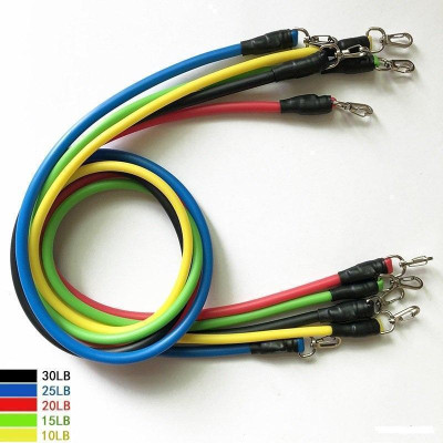 Bộ Túi 5 Dây Kéo Đàn Hồi Chuyên Dùng Tập Gym, Tập Thể Dục