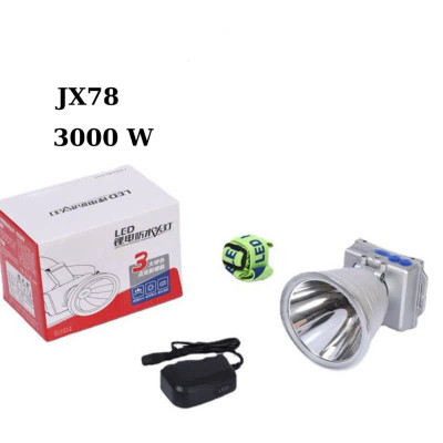 Đèn Pin Đội Đầu Ultra S J78 Vỏ Nhôm Chống Nước 3000w – Gọn Nhẹ, Rọi Xa 1500M, Pin Trâu Xuyên Đêm