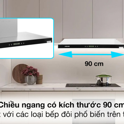 Máy hút mùi Kocher K-225C (90CM) - Hàng Chính Hãng
