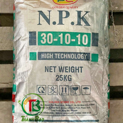 Phân bón NPK 30-10-10 TE CCV Bao 25kg