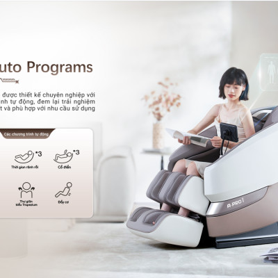 |MUA 1 TẶNG 1|  Ghế Massage Toàn Thân GINTELL A PRO 1 + G RELAX EZ | 3 năm bảo hành chính hãng