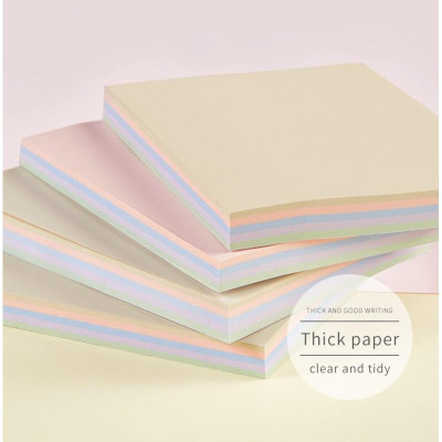 Sticky Note 5 màu Macaron - 100 tờ đủ size-TZ2015