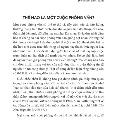 Sách - Nghệ Thuật Phỏng Vấn - Một Hướng Dẫn Dành Cho Các Nhà Báo Và Người Làm Nội Dung Chuyên Nghiệp