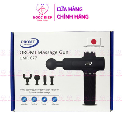 Máy Massage Cầm Tay Toàn Thân 6 Cấp Độ OROMI ORM-677 - Chuyên Sâu Vai Lưng, Giảm Đau Cơ - Chính Hãng