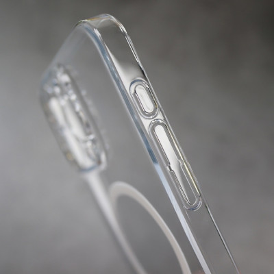 Ốp lưng trong suốt bảo vệ camera cho iPhone 15 Pro Max / 15 Pro / 14 ProMax hiệu Memumi Glitter Magnetic - Siêu Mỏng 0.3mm, Tích Hợp Sạc Không Dây Từ Tích Magnetic, Lực Hút Mạnh, Chắc Chắn - Hàng nhập khẩu