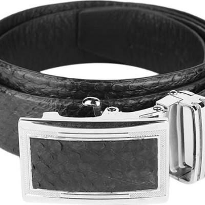 Thắt Lưng Nam Da Trăn Huy Hoàng HT4302 - Đen