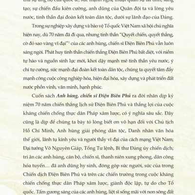 Anh hùng, chiến sĩ Điện Biên P.hủ (bản in 2024)