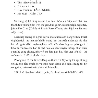 Sách - Nghệ Thuật Phỏng Vấn - Một Hướng Dẫn Dành Cho Các Nhà Báo Và Người Làm Nội Dung Chuyên Nghiệp