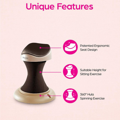 |GIÁ SỐC| Ghế Xoay HULALA Tan Mỡ Bụng Thon Eo GINTELL Chính Hãng | 1 Năm Bảo hành