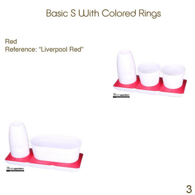 1 BỘ CHẬU TỰ DƯỠNG TRỒNG RAU BÍ XANH BASIC UNO NHẬP KHẨU BỒ ĐÀO NHA DÀNH CHO NGƯỜI BẬN RỘN NHƯNG YÊU THÍCH TRỒNG RAU TẠI NHÀ