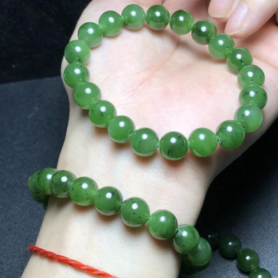 Vòng Tay Ngoc-Bich Xanh size 10ly - Hợp tất cả các mệnh - Mang lại Bình An, May Mắn, Tài Lộc