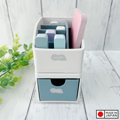 Khay đựng giấy nhớ & đồ dùng văn phòng phẩm Nuube - Xám xanh