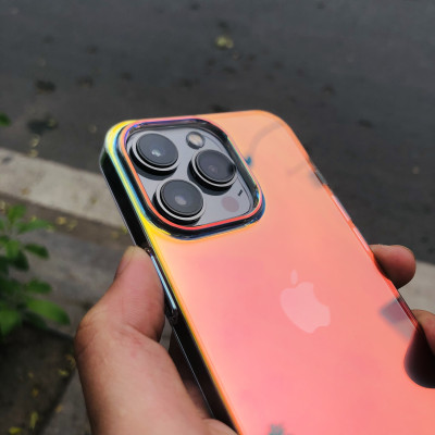 Ốp Lưng Dạ Quang Đổi Màu Dành Cho iPhone 14 Pro Max / 14 Pro / 14 Plus Chính Hãng MEMUMI Guardian Dạ Quang Thay Đổi Màu Sắc Theo Góc Nhìn - Hàng Chính Hãng