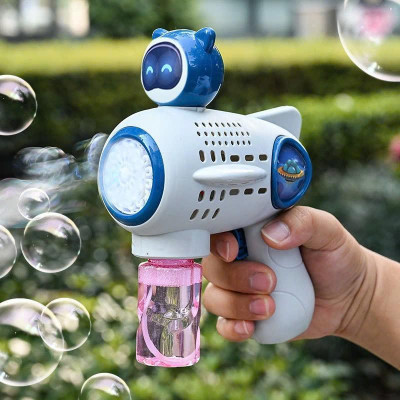 Đồ Chơi Bắn Bong Bóng Phi Hành Gia 15 Nòng Kèm Lọ Xà Phòng