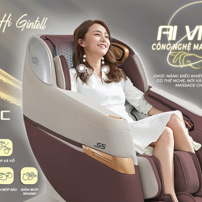 |MUA 1 TẶNG 1| Ghế Massage Toàn Thân S5 SuperChair + G RELAX EZ| 3 năm bảo hành chính hãng