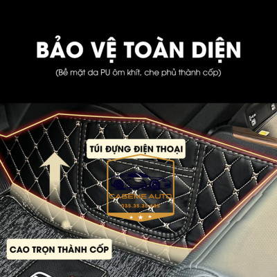 [FORD ECOSPORT] Thảm Trải Sàn, Lót Sàn Ô Tô 5D 6D Thiết Kế Theo Xe FORD ECOSPORT 2023 Chống Nước, Không Mùi - MẪU CARBON - Hàng Chính Hãng