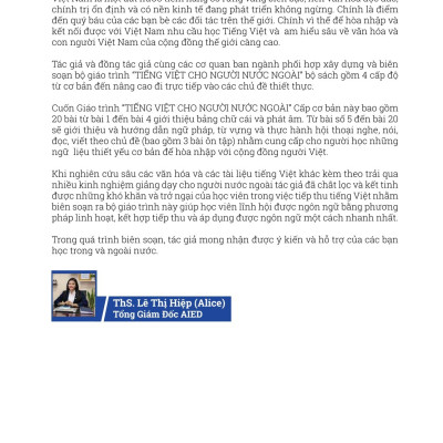 Tiếng việt cho người nước ngoài _ Tái bản lần 1