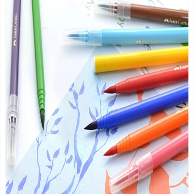 Faber-Castell - Viết Thư Pháp Calligraphy Đầu Cọ - 10 Màu - 551310