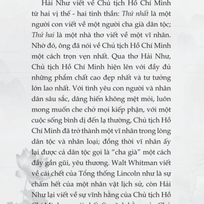 Hồ Chí Minh - Người tin ở con người (bản in 2024)