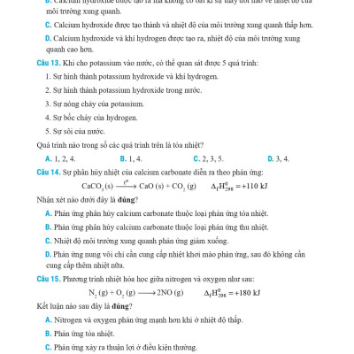Bài Tập Bổ Trợ Nâng Cao Kỹ Năng Hóa Học Lớp 10 - Tập 2