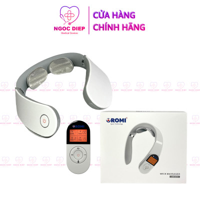 Máy massage cổ vai gáy OROMI OMI-B19 thế hệ mới cho người làm văn phòng sử dụng sóng EMS, có điều khiển
