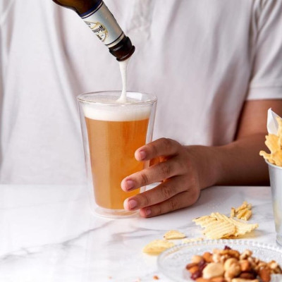 Bộ 2 cốc (ly) thủy tinh 2 lớp Bodum Canteen 10110-10, dung tích 400ml | Hàng chính hãng