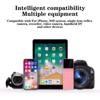 Mic Thu Âm Chân 3.5mm Dành Cho Điện Thoại, Máy Quay, Máy Trợ Giảng Kèm Jack Tai Nghe 3.5mm Micro - Hàng Chính Hãng