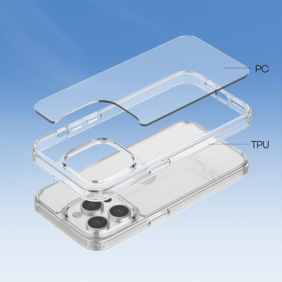 Ốp Lưng Trong Suốt Crystal Clear cho iPhone 14 / 14 Plus / 14 Pro / 14 Pro Max - Hàng Chính Hãng