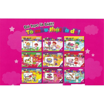 Sách - Bạn Nhỏ Ơi, Tô Màu Thật Là Dễ - Tập 1 - Tân Việt Books