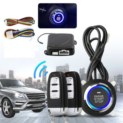 Bộ Đề Nổ Ô To ThôngMinh Mẫu Mới – 2 Remote, Start/Stop 1 Chạm Cao Cấp , van vòi nước