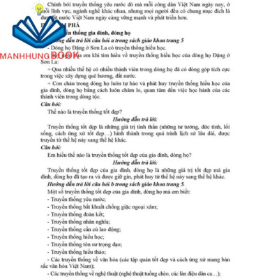 SÁCH - hướng dẫn trả lời câu hỏi và bài tập giáo dục công dân lớp 6 (bám sát sgk kết nối tri thức với cuộc sống)