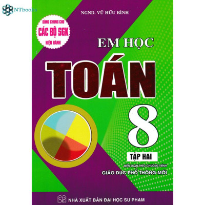 Combo 2 Cuốn Sách Em Học Toán Lớp 8 Tập 1 + Tập 2 (Dùng Chung Cho Các Bộ SGK Hiện Hành)