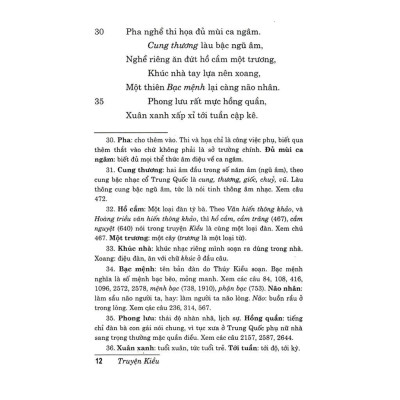 Sách - Truyện Kiều - Bìa Trắng - Trần Trọng Kim & Bùi Kỷ hiệu khảo - Minh Thắng