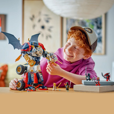 LEGO NINJAGO 71834 Đồ Chơi Lắp Ráp Chiến Giáp Kết Hợp Của Zane (1187 chi tiết)